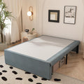 Queen Bed Frame with Fabric Cover 18 in - Heavy Duty Platform