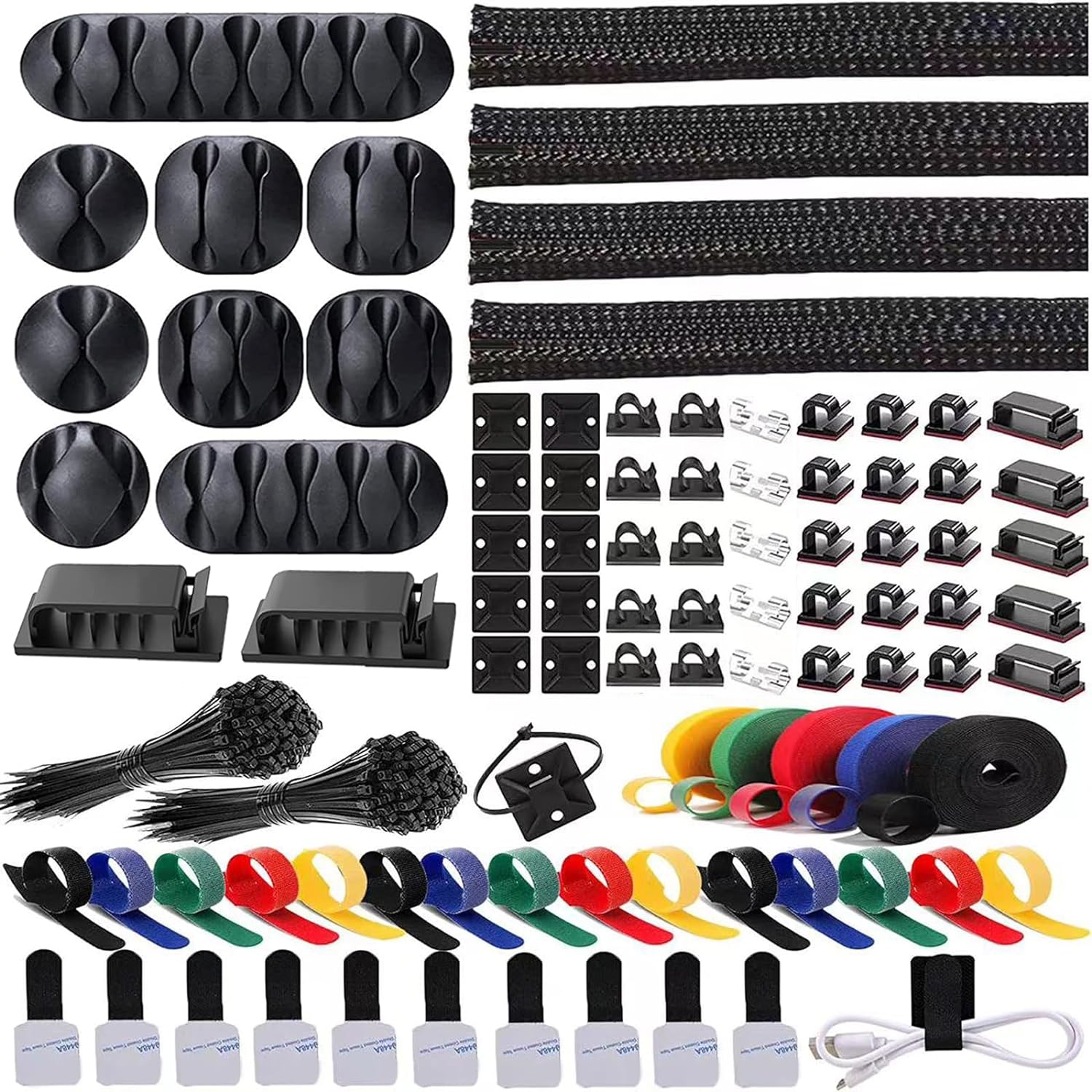 ELII Cable Management Kit | Organize 300pcs Wires & Cables