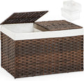 Storage Basket with Lid for Tidy Living Spaces and Organization