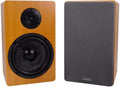 Rockville ROCKSHELF 64C V2 Classic Wood Bookshelf Speakers - Clear