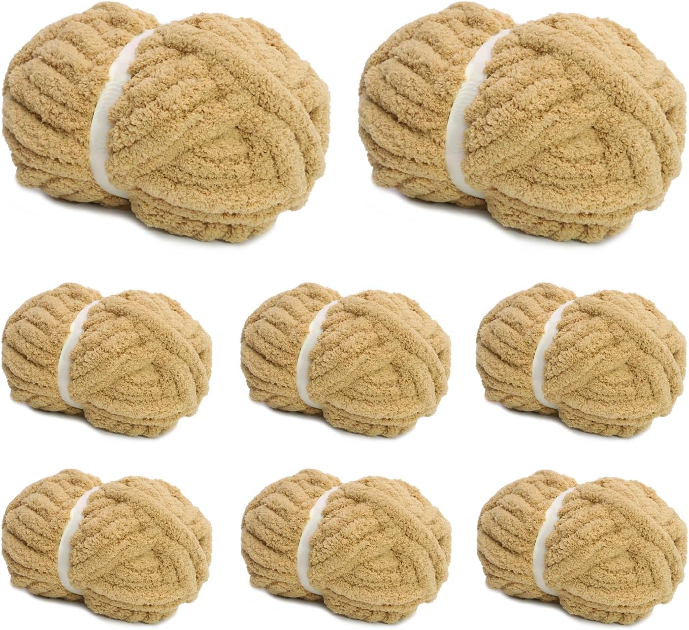Giant Chunky Yarn for Crocheting and Hand Knitting Projects