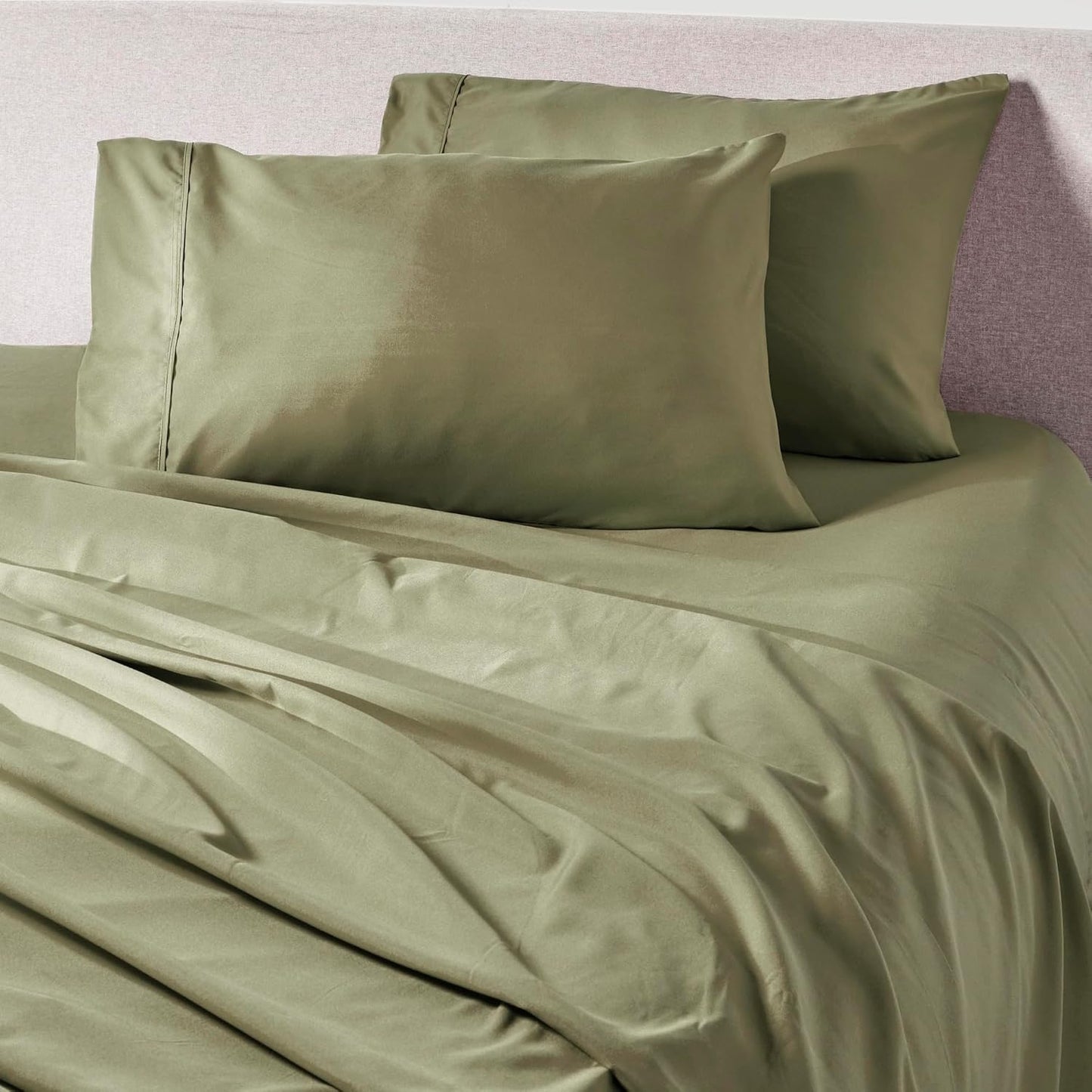 PeachSkinSheets Sage Green Sheet Set for Ultimate Comfort