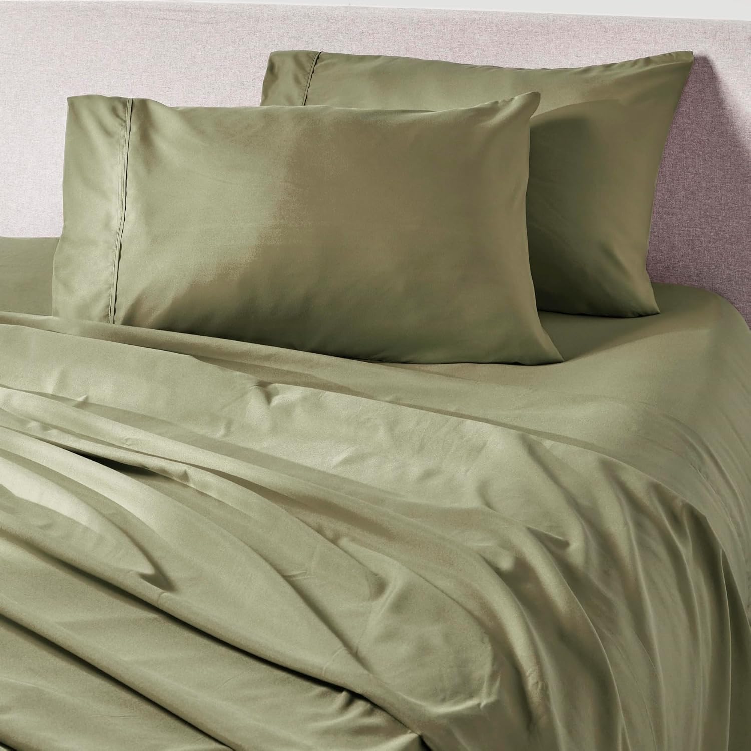 PeachSkinSheets Sage Green Sheet Set for Ultimate Comfort