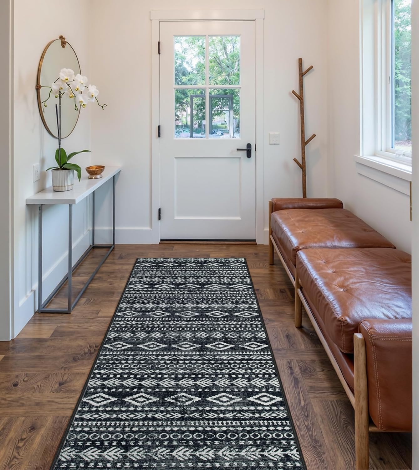 Lahome Boho Moroccan Runners for Hallways - Soft & Washable