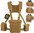 Waterproof Binocular Harness Chest Pack - Silent Quick Access