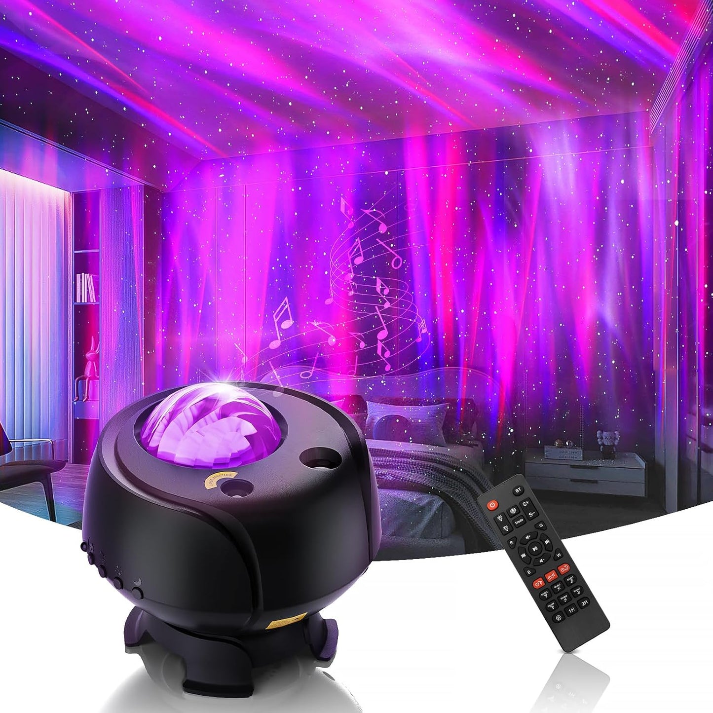 Largest Coverage Area Northern Lights Projector for Bedroom