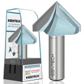 V Groove Router Bit 90 Degree - Precise Carbide Tipped Cutter