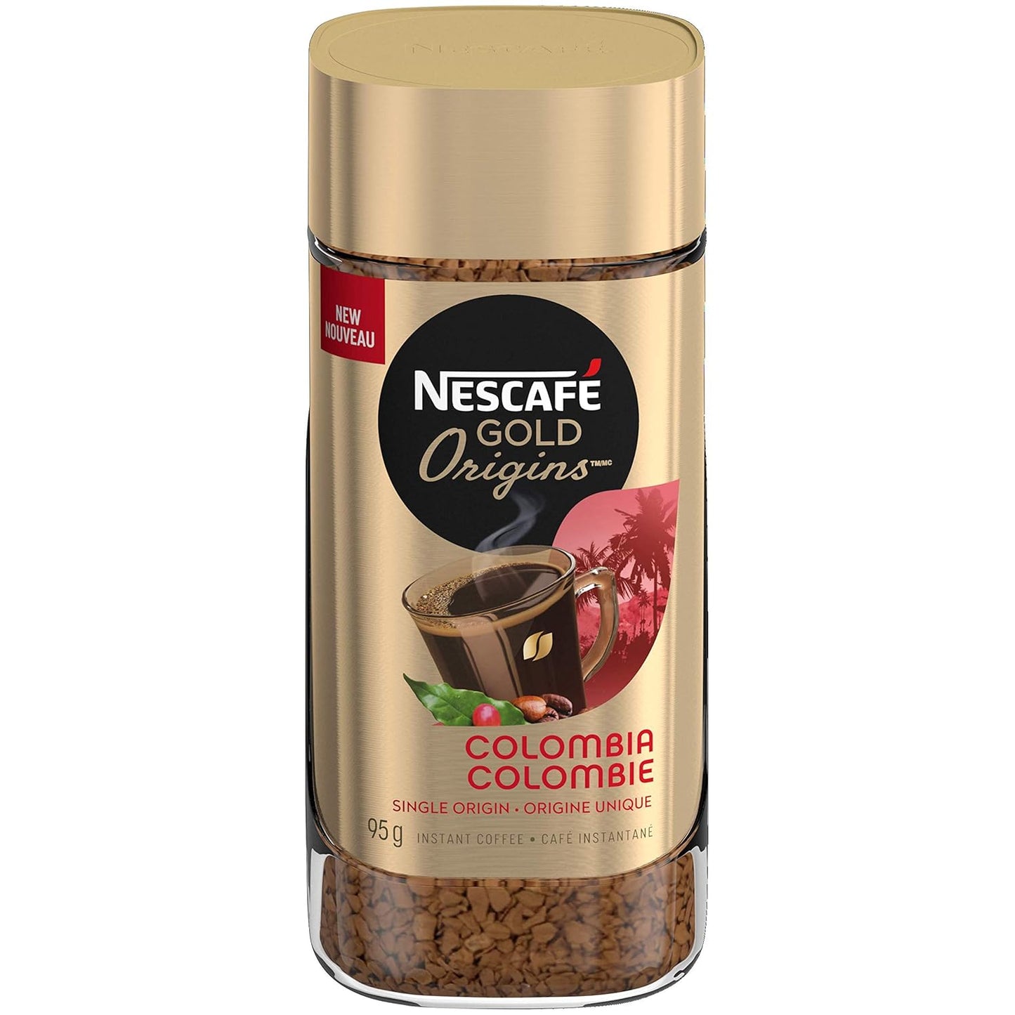 NESCAF Gold Origins Colombia Coffee 95g/3.4oz Canada Import