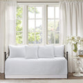 Cozy Line 6 Piece Daybed Cover Set Solid White - Timeless Luxury