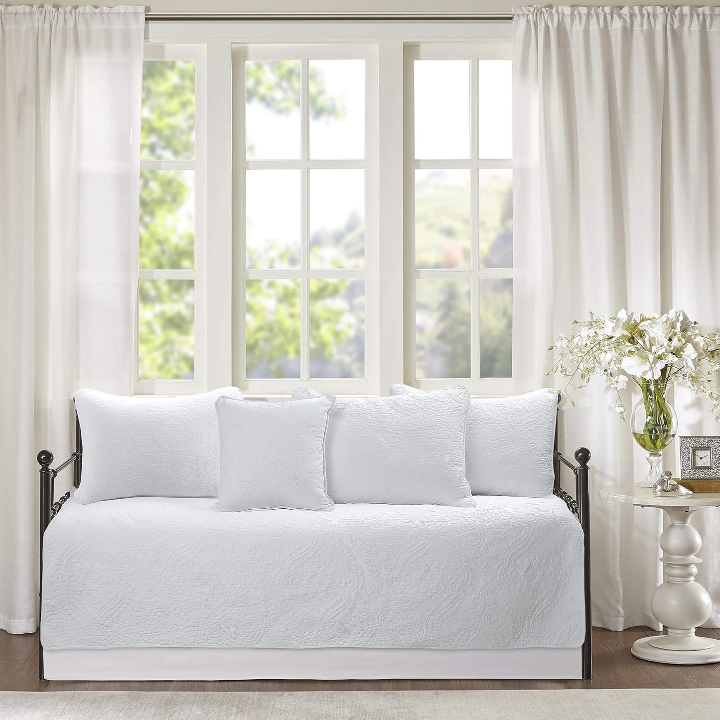 Cozy Line Home Fashions 6 Piece Daybed Cover Set for Elegance