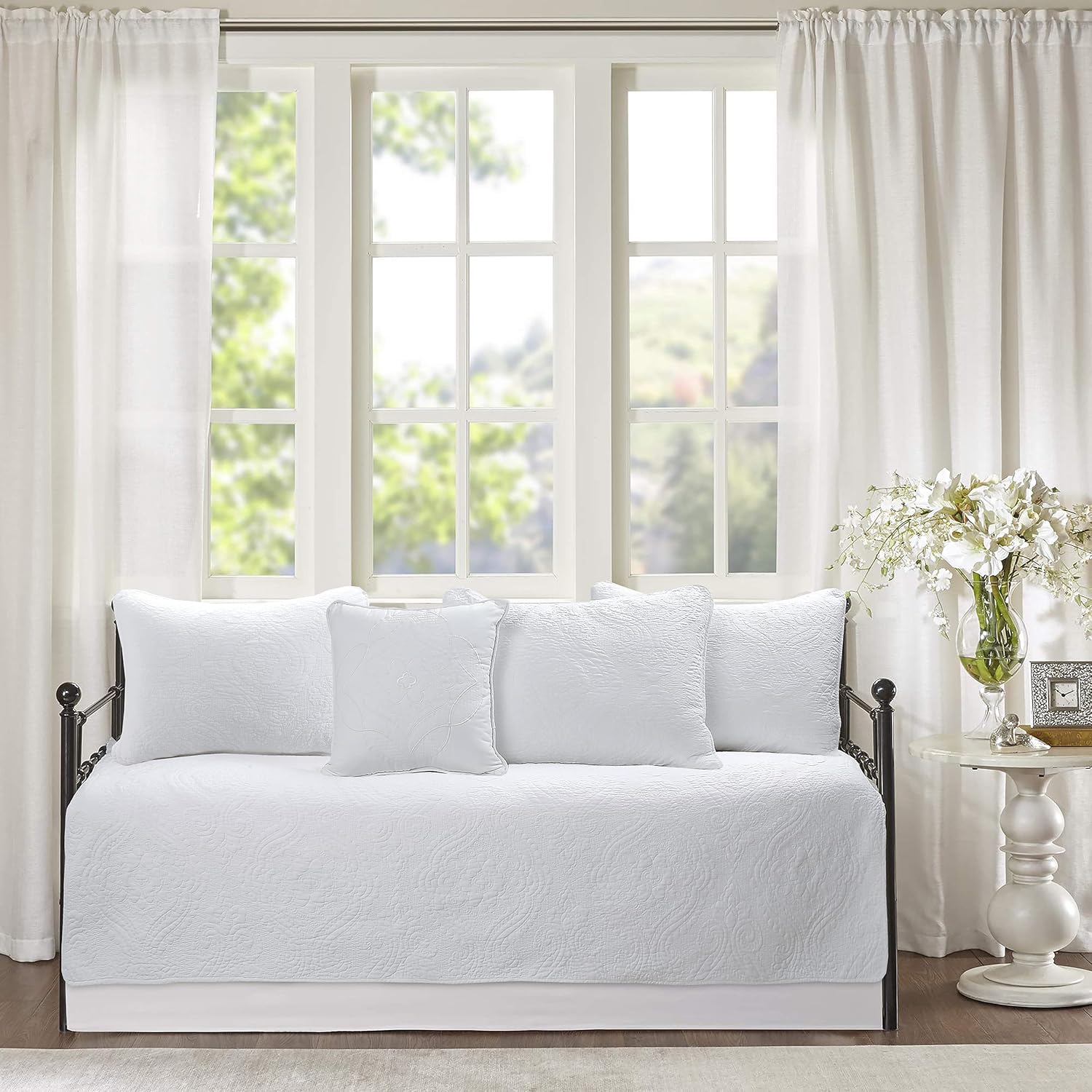 Cozy Line Home Fashions 6 Piece Daybed Cover Set for Elegance