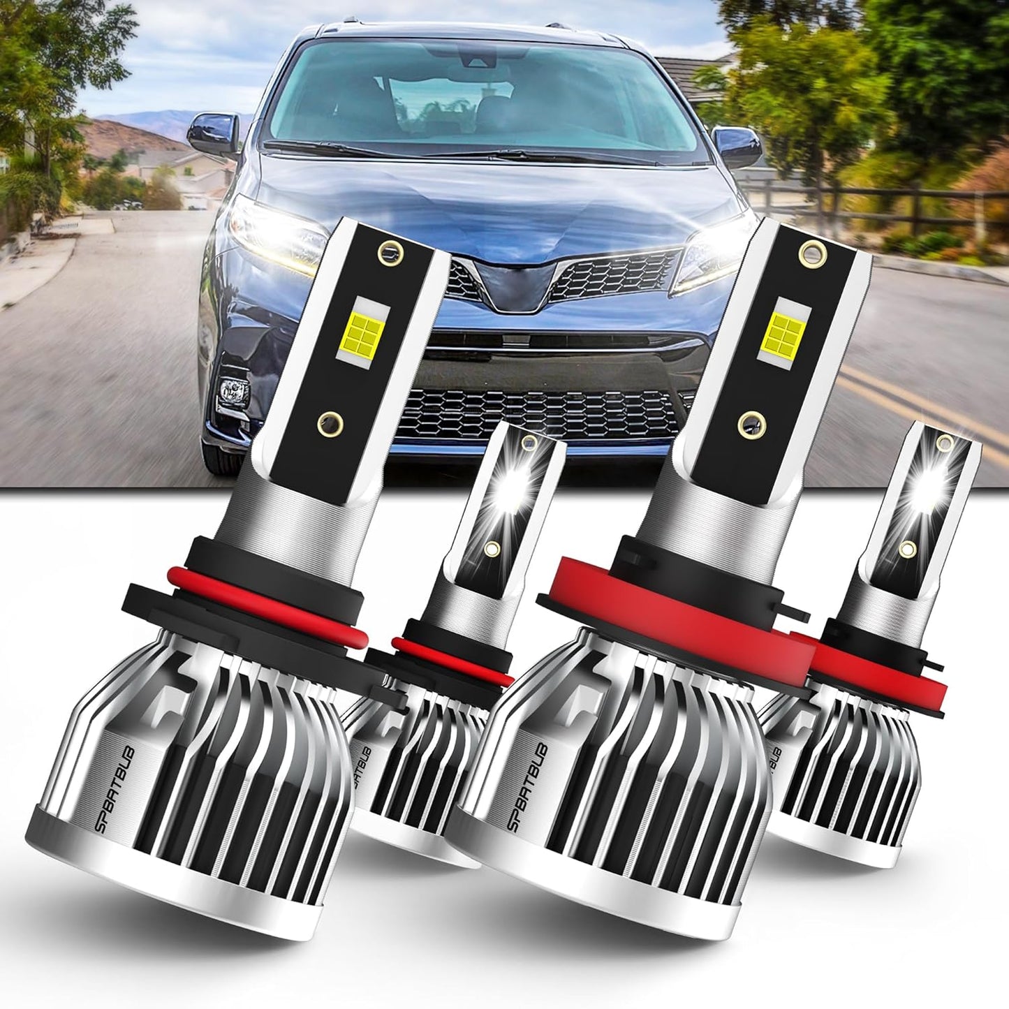 Upgrade Your Toyota Sienna with Bright 9005/H11 Headlight Bulbs