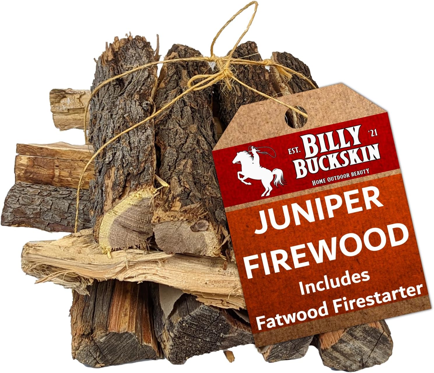 Aromatic Juniper Firewood Bundle for Cozy Fires and BBQs
