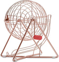 MR CHIPS Professional Steel 11in Tall Bingo Cage Only - Rose Gold