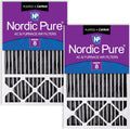 Nordic Pure 16x25x5 Honeywell Replacement MERV 8 Plus Carbon - Odor