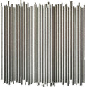 7.75 in Disposable Silver Paper Straws 1000 Count - Eco-Friendly Party