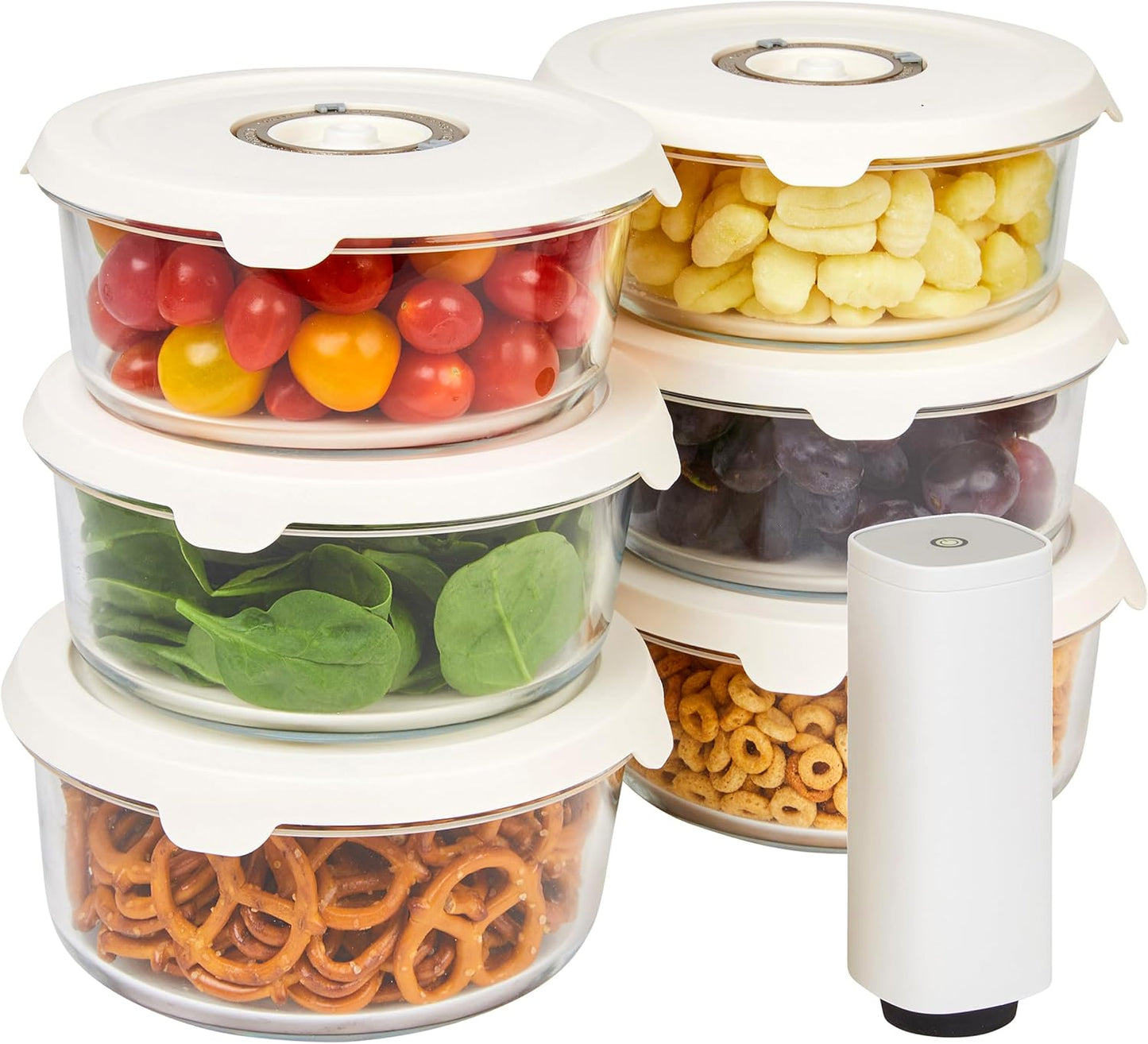 HOLDN STORAGE Vacuum Food Storage Containers for Freshness