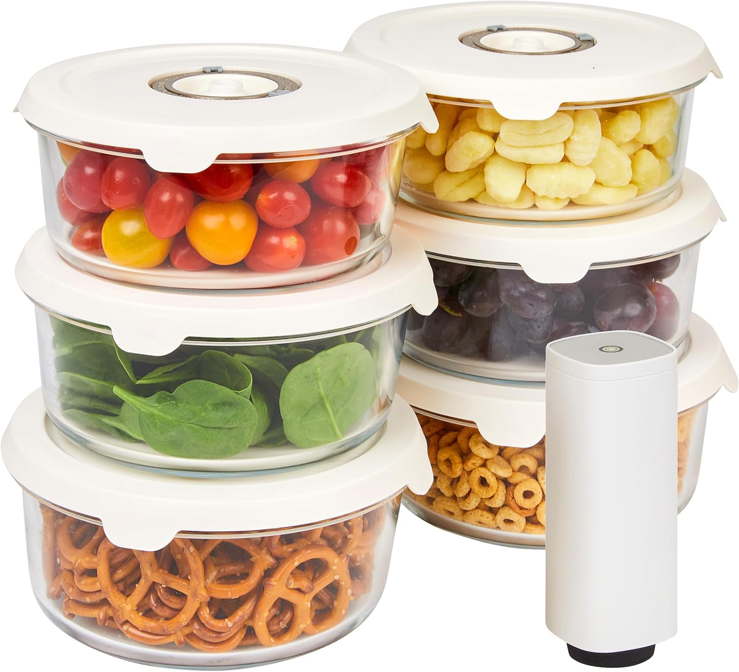 HOLDN STORAGE Vacuum Food Storage Containers for Freshness