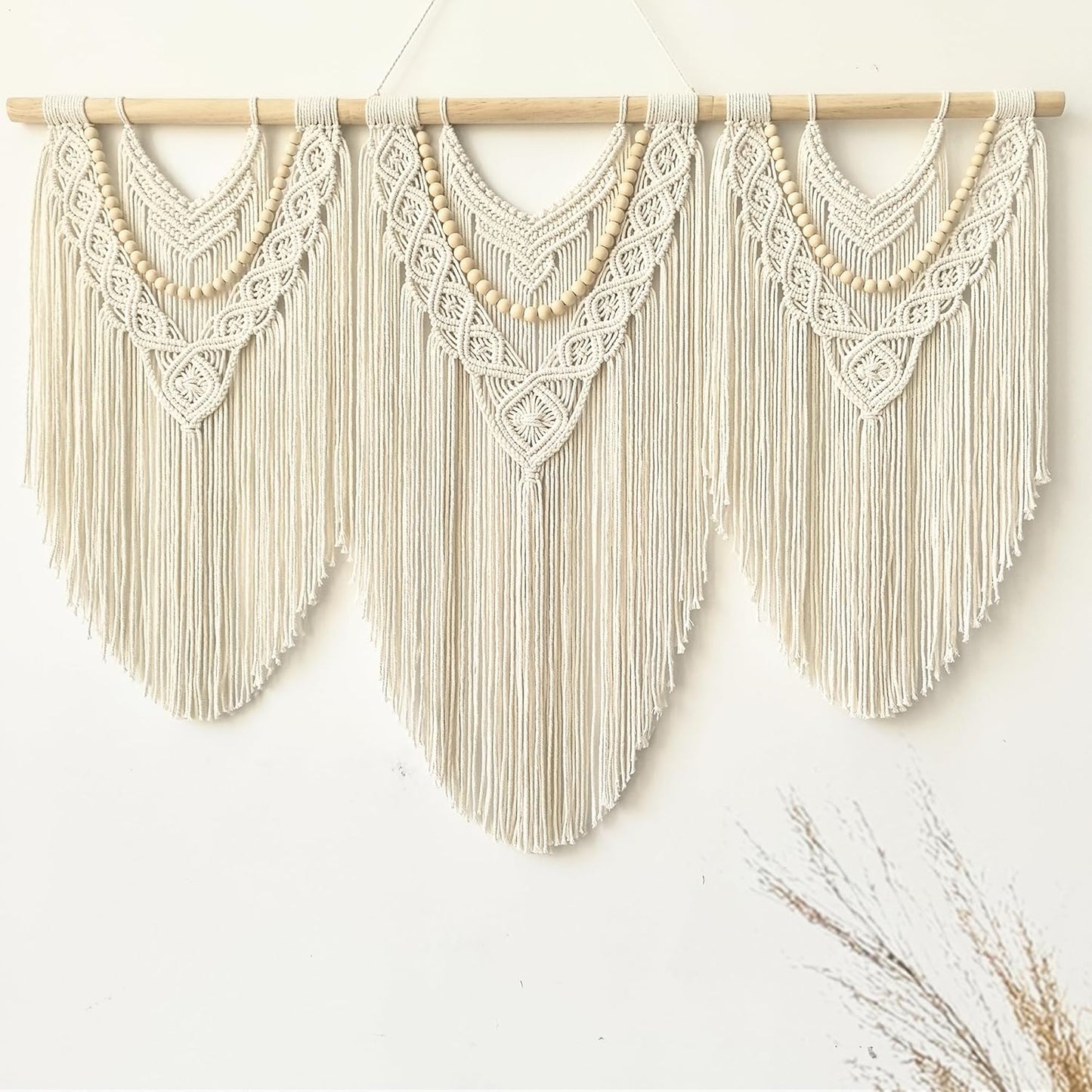 Large Macrame Wall Hanging - Chic Bohemian Tapestry Art