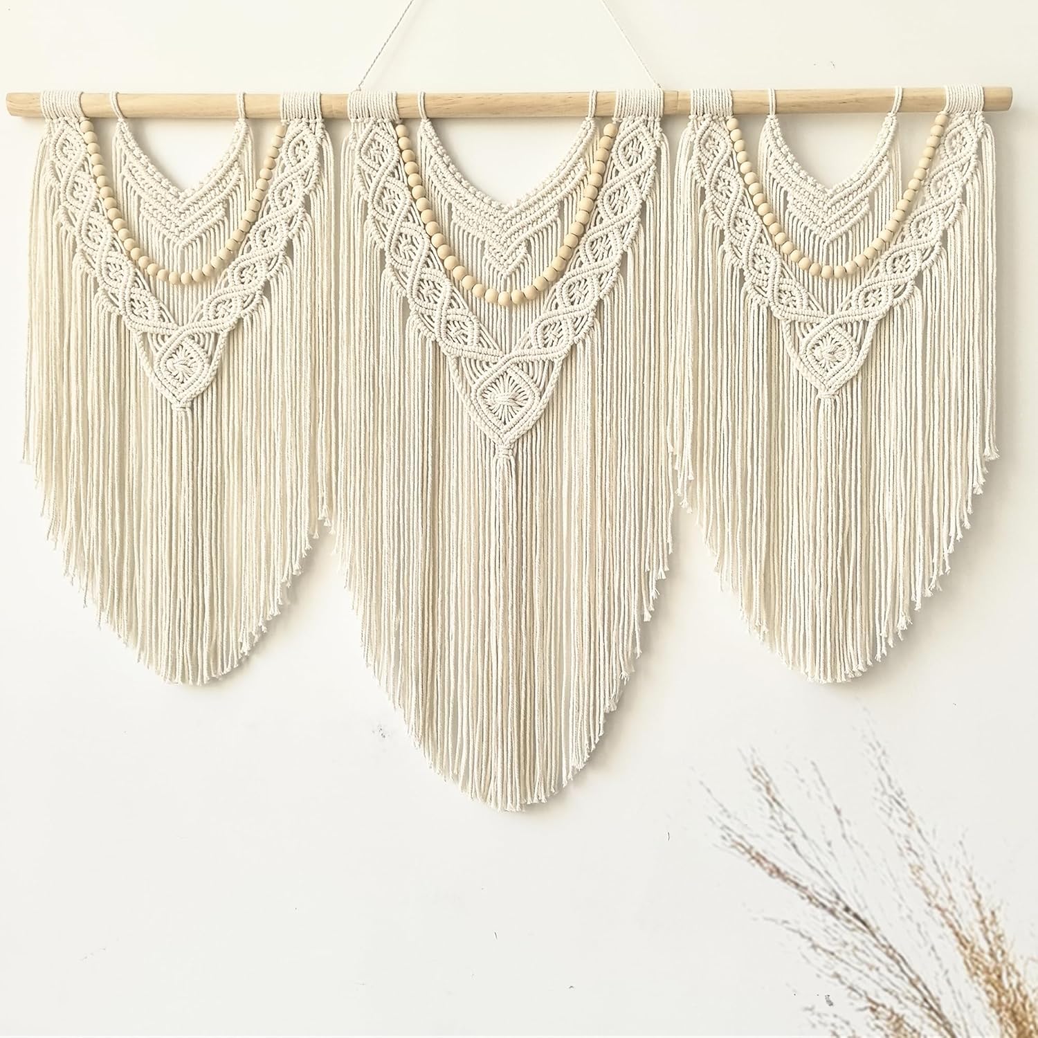 Large Macrame Wall Hanging - Chic Bohemian Tapestry Art
