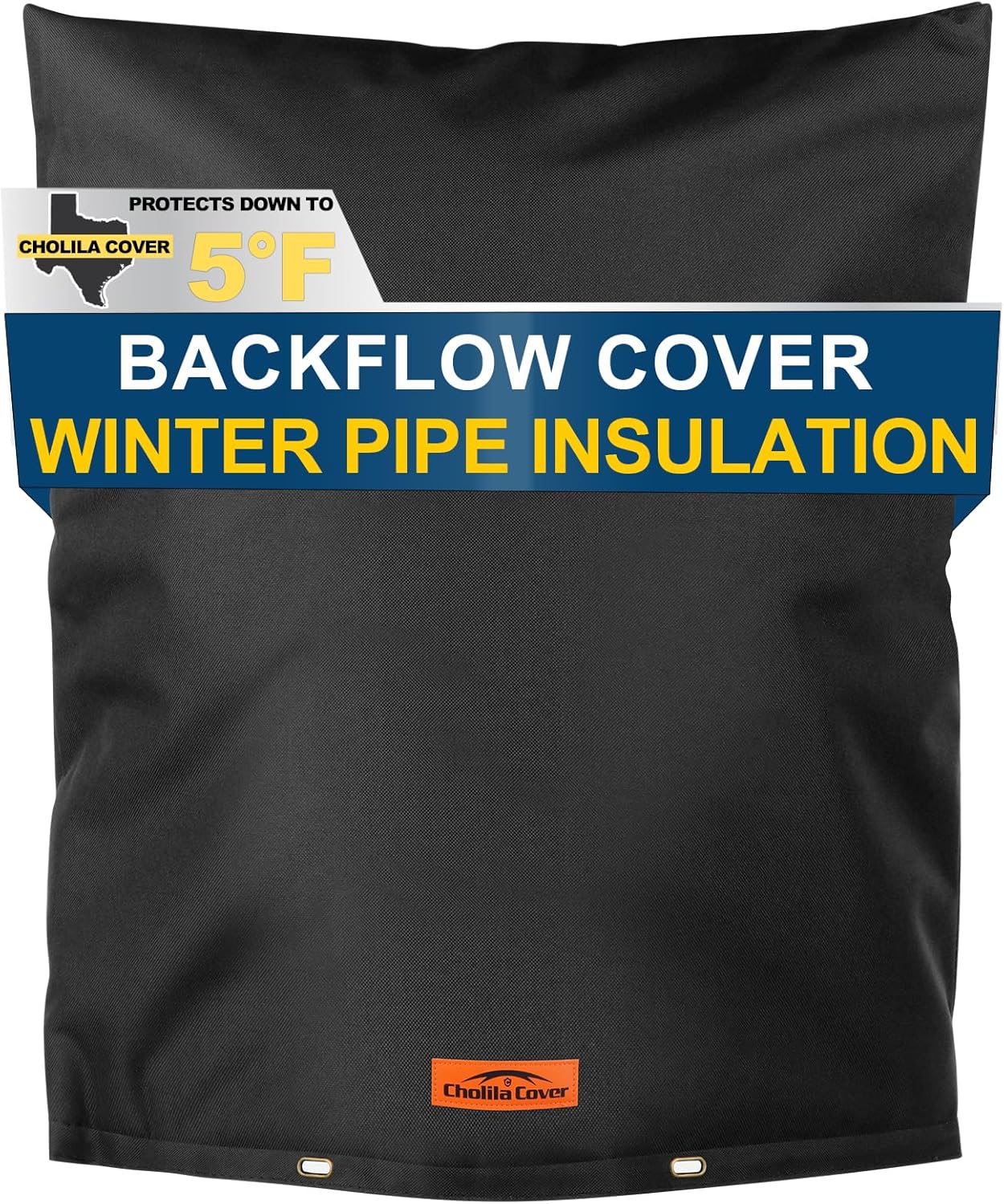 Backflow Preventer Cover Insulated for Winter Pipe Freeze Protection