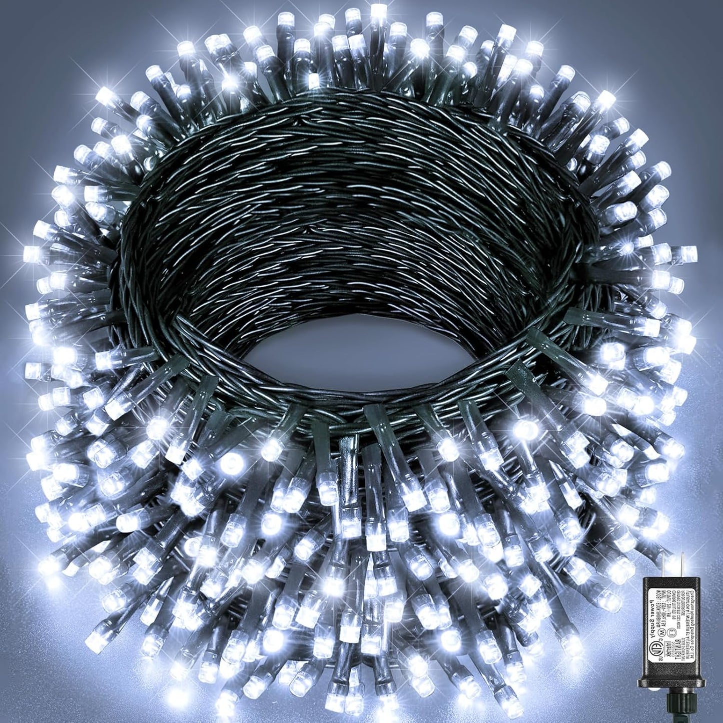197FT 600 LED Christmas Lights Outdoor for Festive Decor