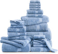 Lane Linen 24-Piece Cotton Towel Set - Soft, Absorbent & Quick Dry