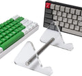 Acrylic Keyboard Display Stand 1-Tier Clear - Compact Desk Rack
