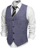 COOFANDY Men's Casual Business Vest Slim Fit Waistcoat
