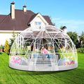 Geodesic Dome Garden Tent - Weatherproof, Transparent Cover, 2-4 Person, Party