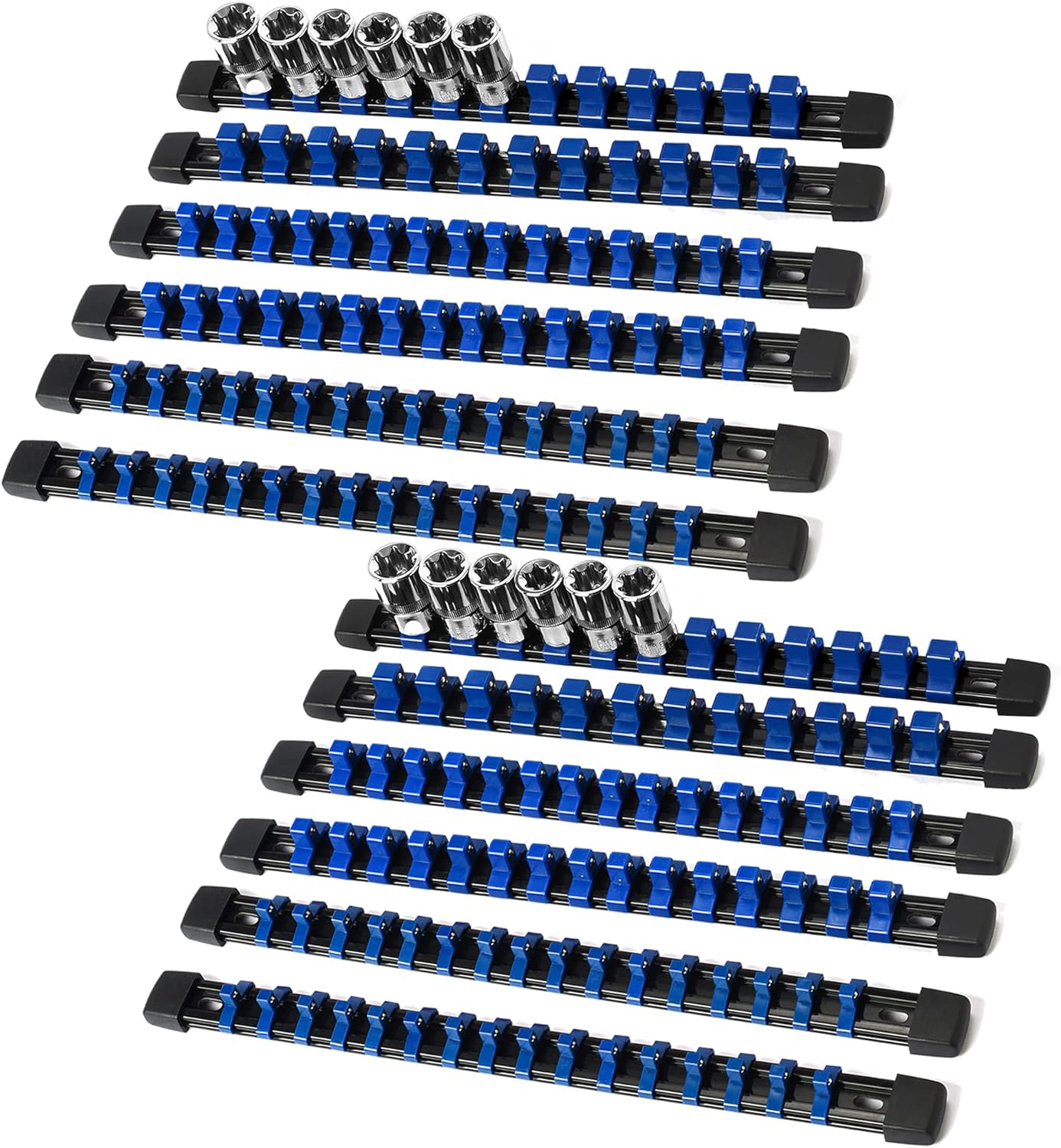 Socket Organizer Drive ABS Tools - Premium Quality 12 Piece Kit