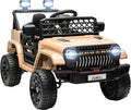 Qaba 12V Ride On Truck for Kids with Remote Control Features