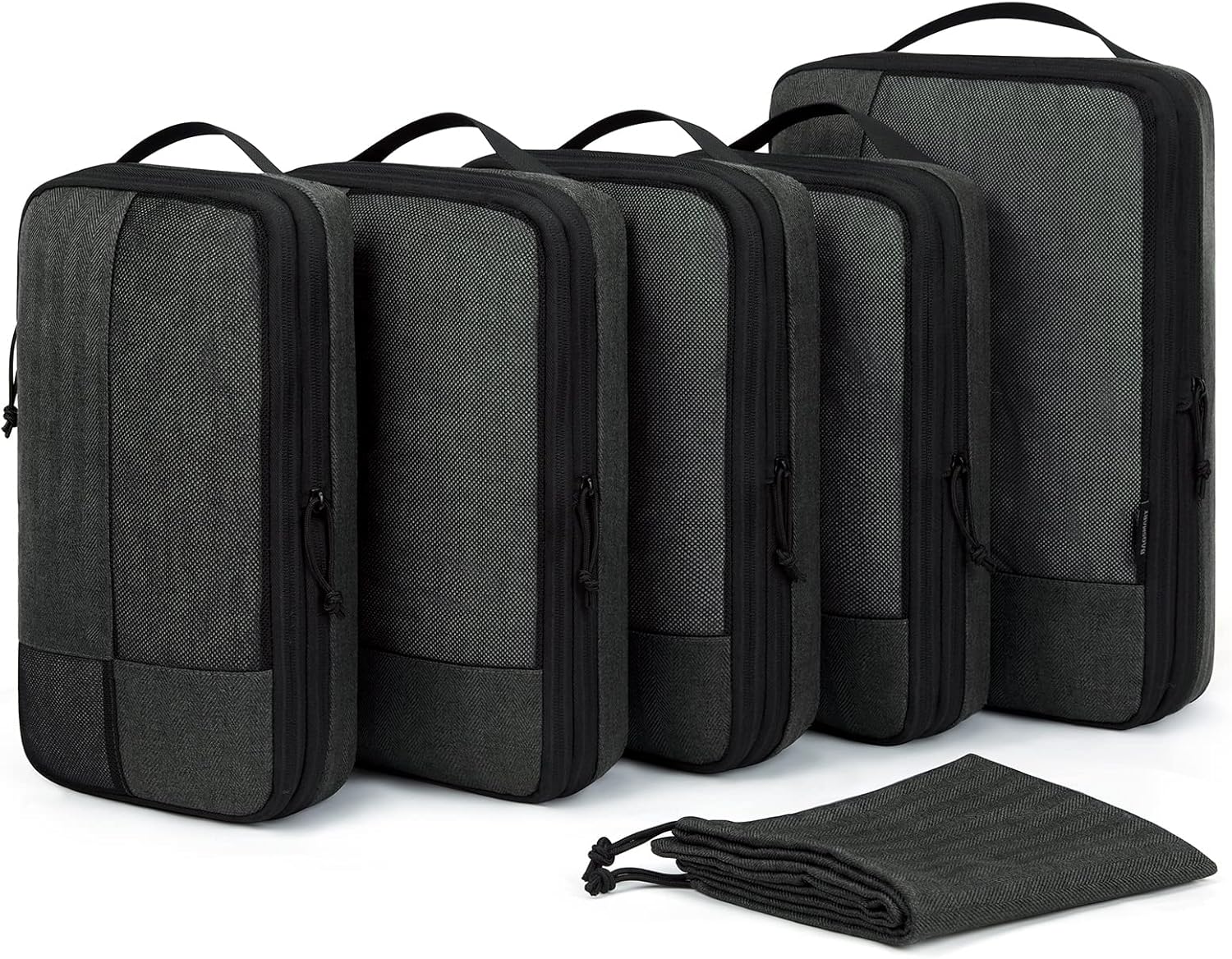 BAGSMART Compression Packing Cubes for Travel - 6 Set Organizer