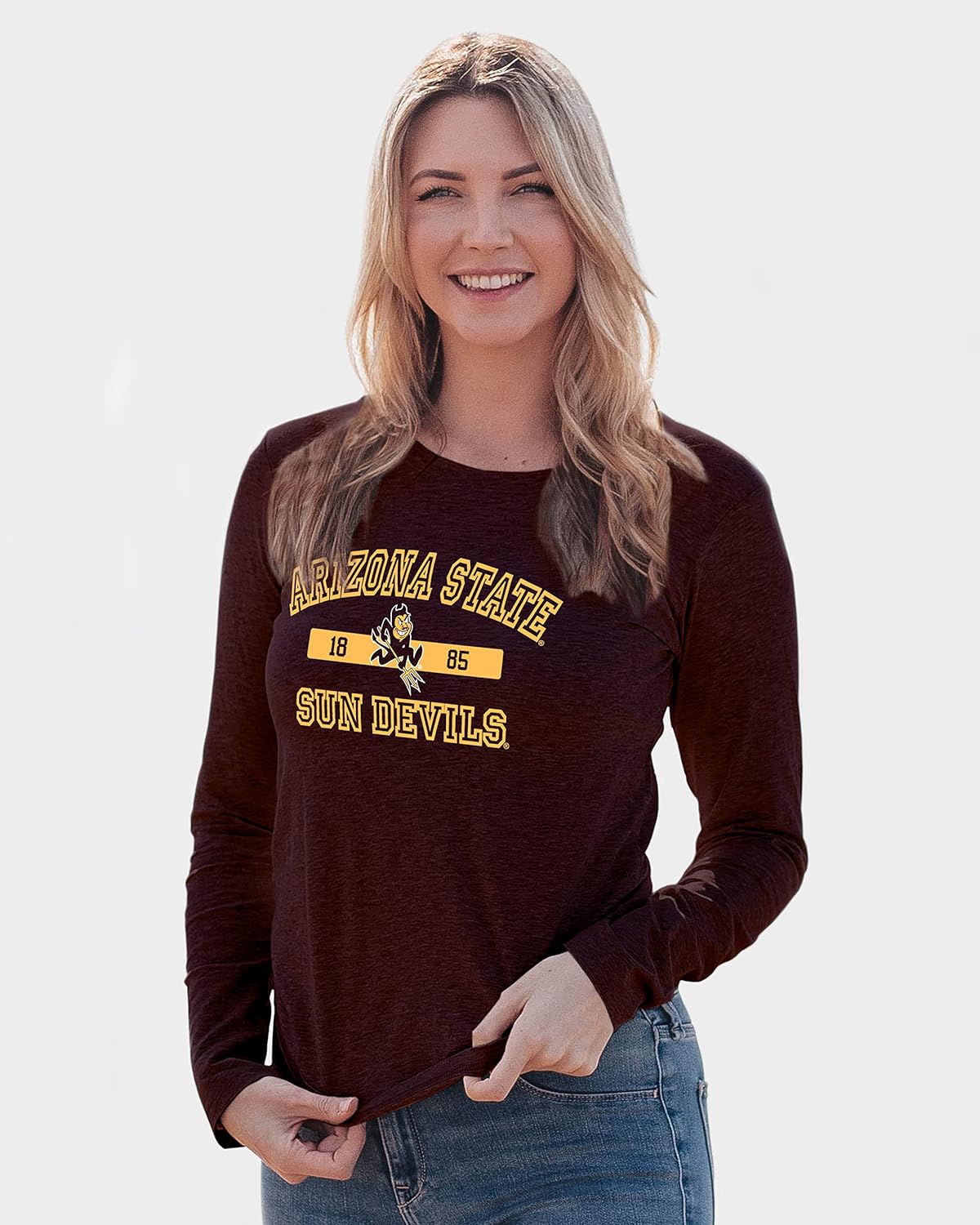 Arizona State Sun Devils Women's Long Sleeve T-Shirt for Fans