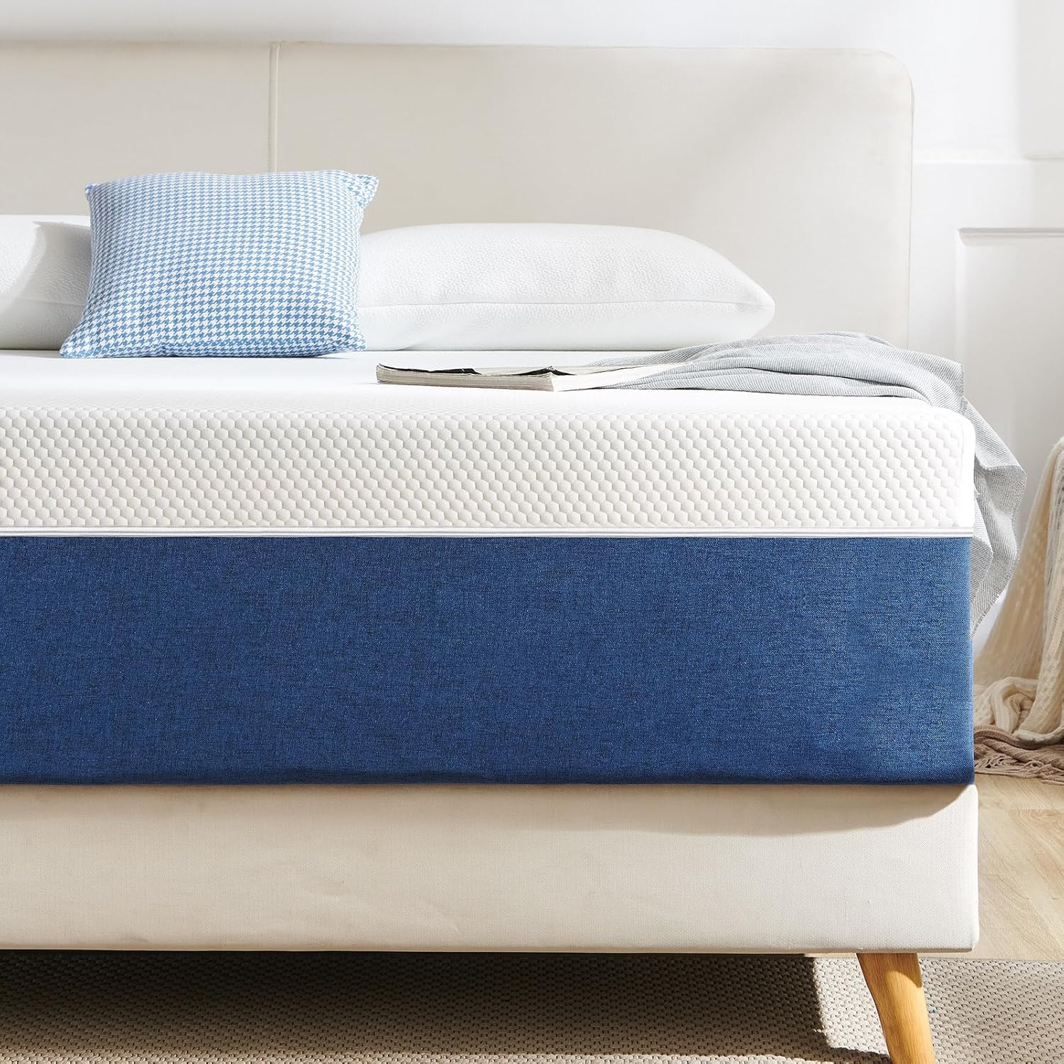 Queen Mattress 10 Inch Gel Memory Foam for Comfortable Sleep