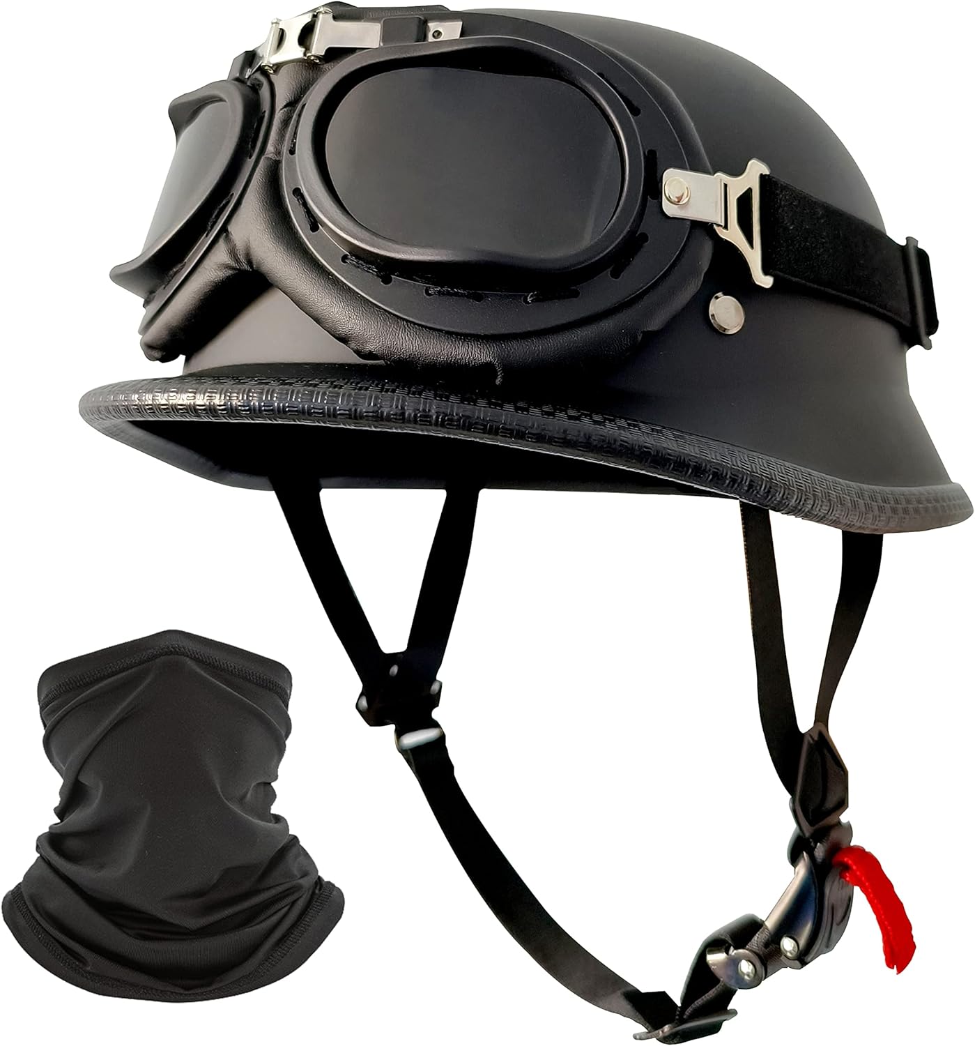 German Style Half Helmet for Men and Women - DOT Approved