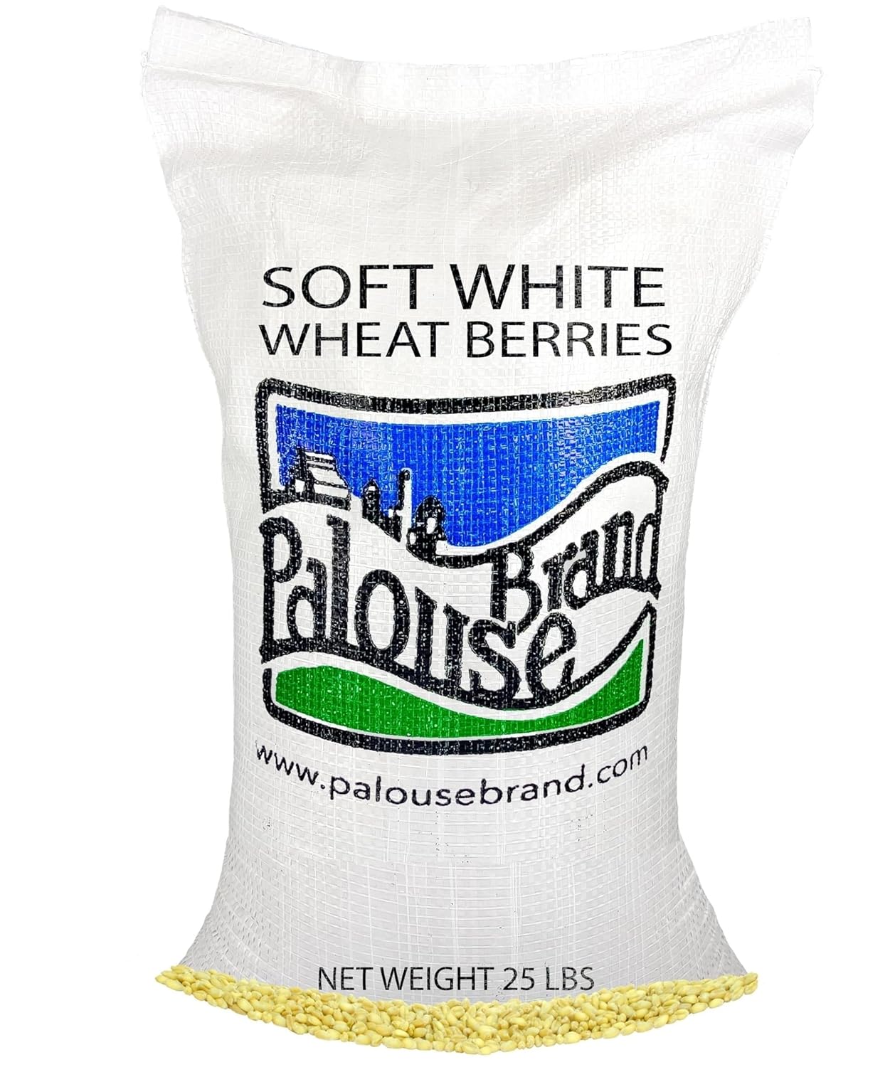 Palouse Brand Soft White Wheat Berries - Non-GMO & Kosher