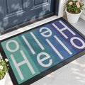 LUMI Outside Welcome Door Mat 24x36 - Durable Low Profile Welcome Mat