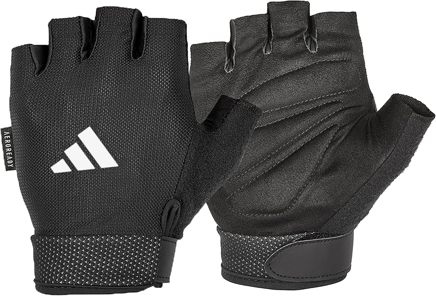 adidas Adjustable Fingerless Lifting Gloves