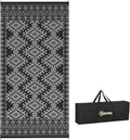 Outdoor Rug for Patio 9 ft x 18 ft - Large Waterproof Reversible Mat