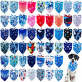 50PCS Big Dog Bandanas for Large XL Breeds in Winter Patterns