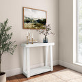 Plank+Beam Solid Wood Console Table 36 in - Narrow Entryway Shelf