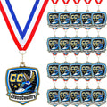 Cross Country Medals Bulk 20 Pack with Ribbons - Party and Tournament