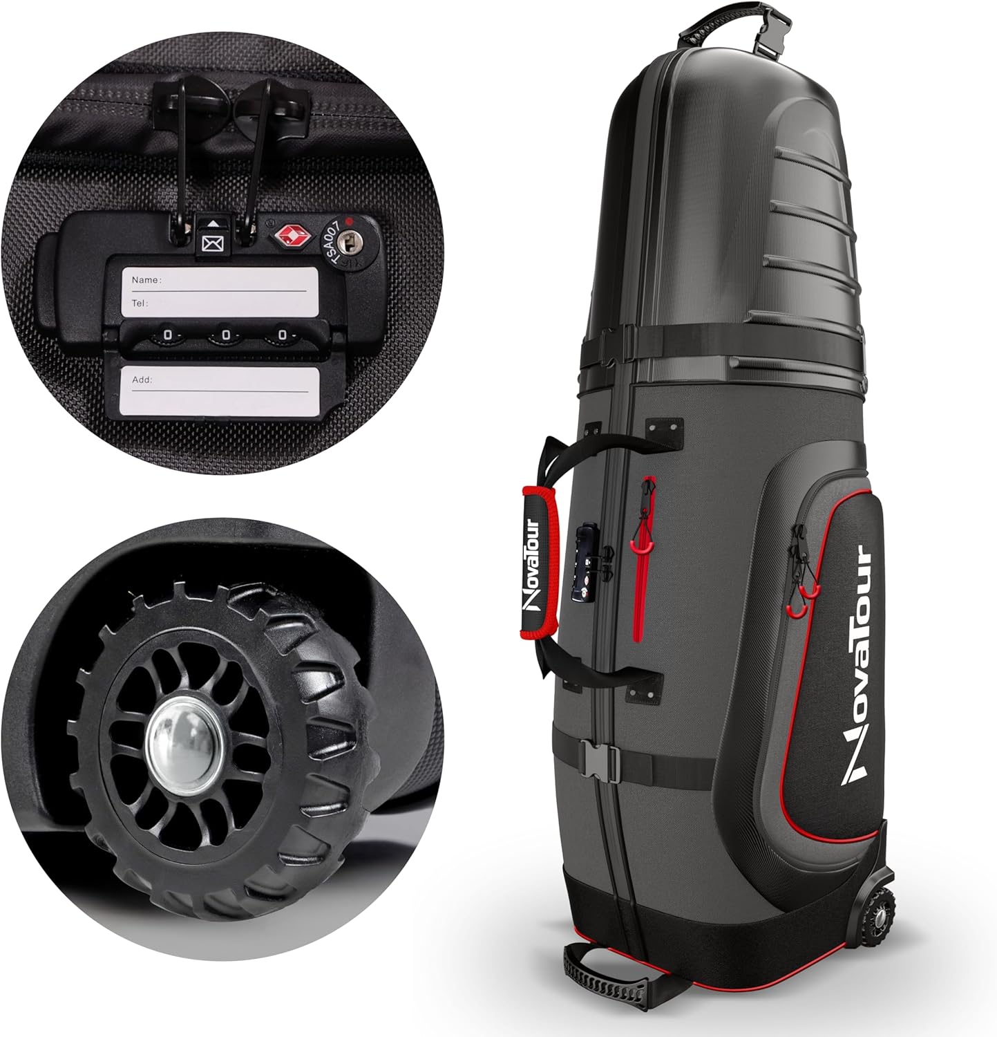 Ultimate Golf Travel Bag: TSA Lock, Waterproof, Lightweight