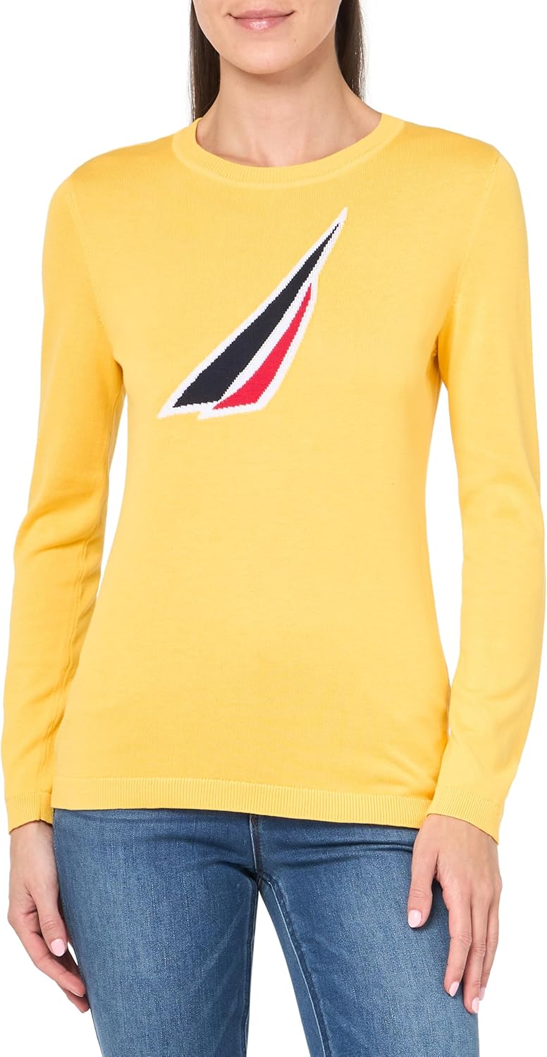 Nautica Women's Cozy Crewneck Sweater