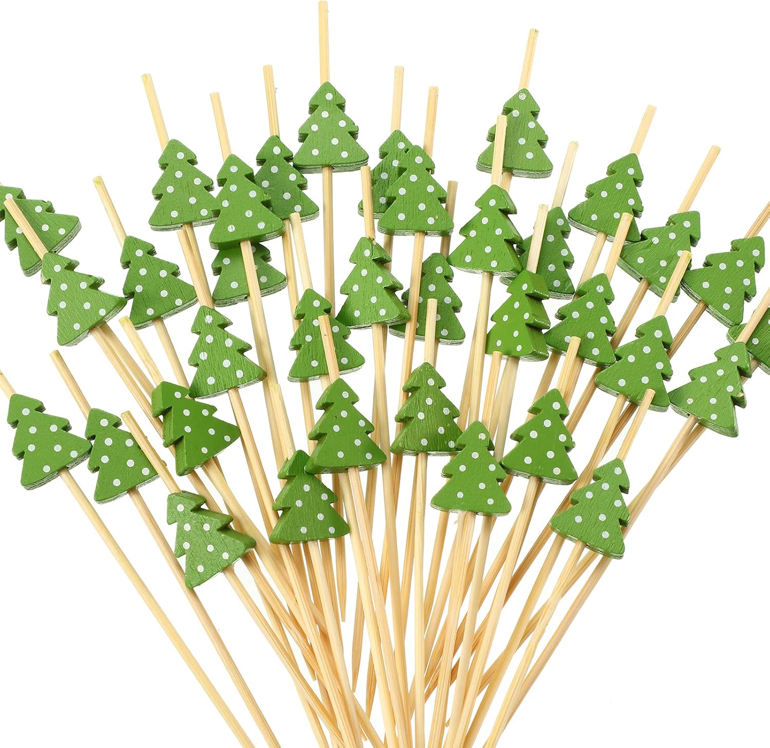 Christmas Tree Cocktail Picks Set by Perthlin