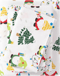 Christmas Flannel Sheet Set King Size - 100% Turkish Cotton Cozy