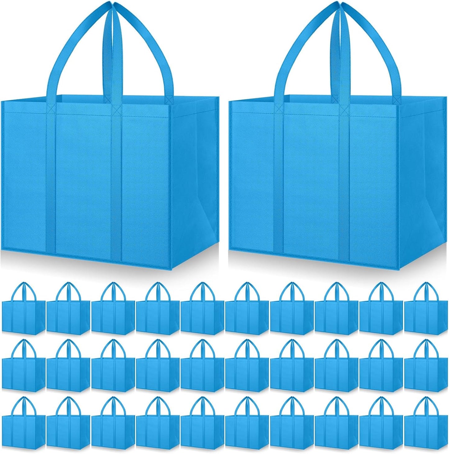 Reusable Grocery Bags Bulk Heavy Duty Large Shopping Totes