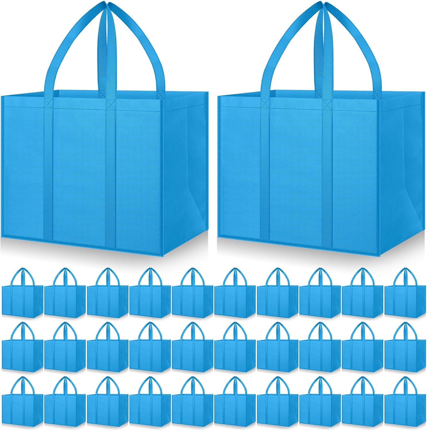 Reusable Grocery Bags Bulk Heavy Duty Large Shopping Totes