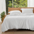 Bedsure Silky Cooling Duvet Cover Queen Size - Cool, Lightweight
